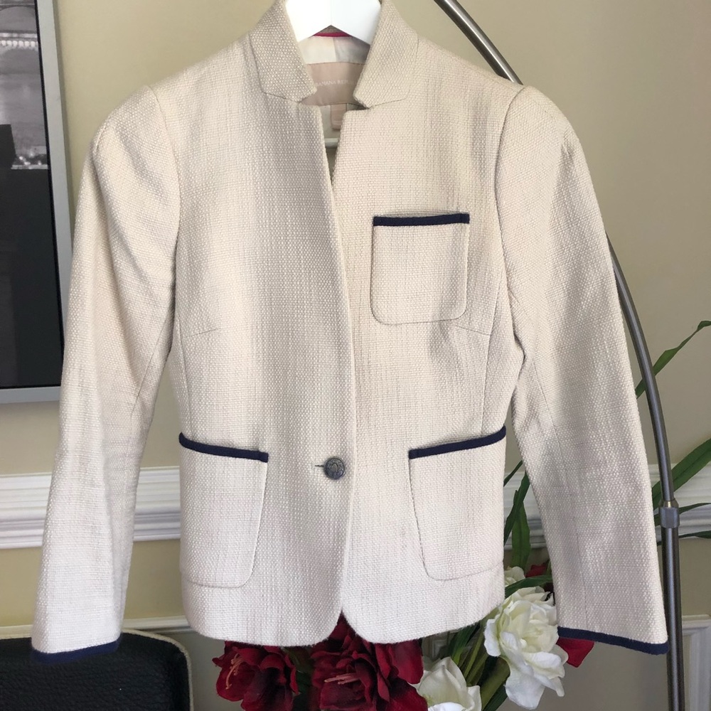 BANANA REPUBLIC Classic Blazer Jacket, size 0P